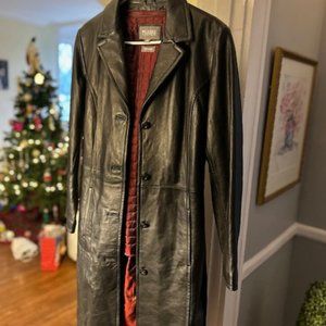 Women's Wilson Leather Leather Mid-length Jacket- Medium